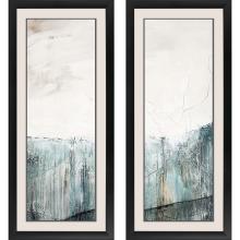 Paragon 15424 - Balance Framed Art, Set of 2, Green, Black Frame Color, 19"W 15424