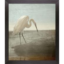 Paragon 15493 - Blue Heron Framed Art, Blue, Brown Frame Color, 40"W 15493