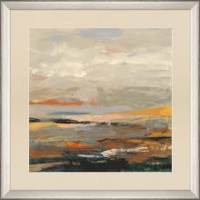 Paragon 15572 - Warm Bay I Framed Art, Orange, Silver Frame Color, 36"W 15572