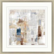 Paragon 15583 - Storm Rush Framed Art, White, Silver Frame Color, 41"W 15583