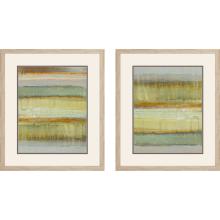 Paragon 15598 - Remembering Framed Art, Set of 2, Green, Brown Frame Color, 24"W 15598