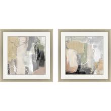 Paragon 15641 - Simple Impression I Framed Art, Set of 2, Black, Silver Frame Color, 26"W 15641