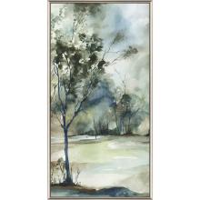 Paragon 15727 - Forest Grove I Canvas, Gray, Silver Frame Color, 32"W 15727