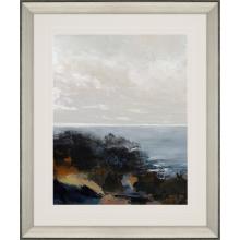 Paragon 15786 - Rustic Coast View Framed Art, Blue, Silver Frame Color, 32"W 15786