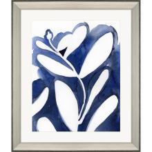 Paragon 15830 - Blue Eucalyptus I Framed Art, Blue, Silver Frame Color, 34"W 15830