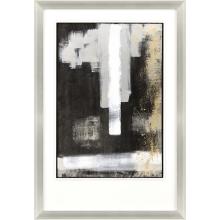 Paragon 22055 - Modern Movement 2 Framed Art, Black, Silver Frame Color, 44"W 22055