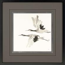 Paragon 22410 - Zen Crane 1 Framed Art, Black, Black Frame Color, 41"W 22410