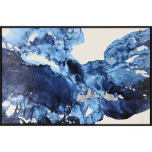 Paragon 22471 - Ink in Indigo Canvas, Blue, Black Frame Color, 72"W 22471
