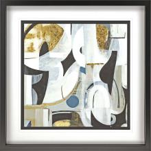 Paragon 22494 - Intersect I Framed Art, Black, Black Frame Color, 42"W 22494