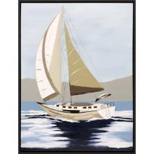 Paragon 22637 - Sail the Seas II Canvas, Blue, Black Frame Color, 38"W 22637