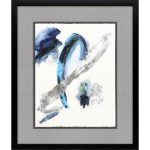 Paragon 22681 - Moves I Framed Art, Blue, Black Frame Color, 32"W 22681