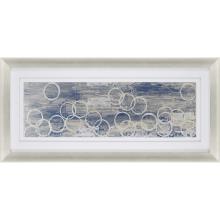 Paragon 2550 - Aria I Framed Art, Blue, Silver Frame Color, 51"W 2550