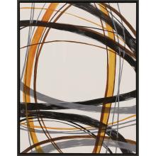 Paragon 2793 - Brooklyn Bridges II Canvas, Orange, Black Frame Color, 38"W 2793