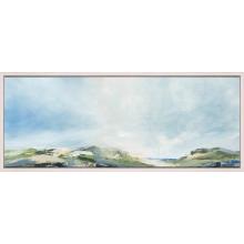 Paragon 31051 - Nature's Peace I Canvas, Blue, White Frame Color, 50"W 31051