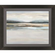 Paragon 31076 - Iamonia Framed Art, Blue, Brown Frame Color, 51"W 31076