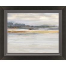 Paragon 31077 - Lelia Framed Art, Blue, Brown Frame Color, 51"W 31077