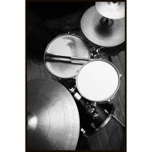 Paragon 31117 - Drum Roll Canvas, Black, Black Frame Color, 37"W 31117