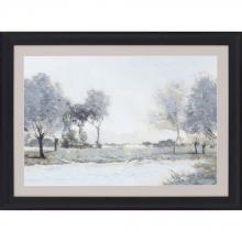 Paragon 3217 - By the Pond I Framed Art, Gray, Brown Frame Color, 45"W 3217