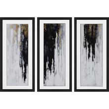 Paragon 3284 - Neutral Space I Framed Art, Set of 3, Black, Brown Frame Color, 22"W 3284