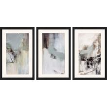 Paragon 6396 - Argentum Framed Art, Set of 3, Gray, Brown Frame Color, 21"W 6396