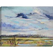 Paragon 7866 - Marsh Skies Gallery Wrapped Canvas, Blue, 48"W 7866