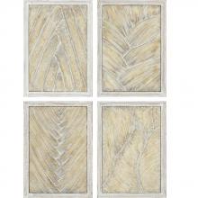 Paragon 9568 - Palm Fronds Framed Art, Set of 4, Gray, 19"W 9568