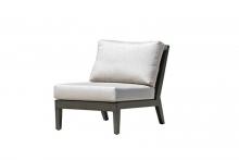 Ratana FN54453ASG-C-FO5115 - Lucia Sectional Chair, Canvas, Ash Gray Frame, 25"W FN54453ASG-C-FO5115