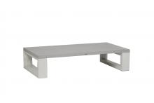 Ratana FN57004WHT - Element 5.0 Coffee Table, Cement Top, Whitewash Frame, 52"W FN57004WHT FN57004WH