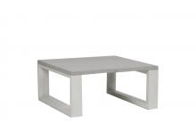 Ratana FN57006WHT - Element 5.0 Coffee Table, Cement Top, Whitewash Frame, 23.5"W FN57006WHT FN57006