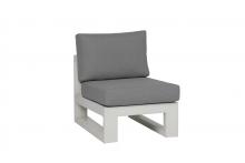 Ratana FN57053WHT-C-FO5115 - Element 5.0 Sectional Chair, Canvas, Whitewash Frame, 26"W FN57053WHT-C-FO5115 F