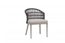 Ratana FN60112LPR-FO5114 - Coconut Grove Dining Arm Chair, Antique Beige, Pearl Frame, Lithium Pearl Durast