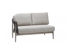 Ratana FN60152LPR-L-FO5115 - Coconut Grove Sectional 2-Seater Left Arm, Canvas, Pearl Frame, Lithium Pearl Du