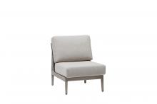 Ratana FN60153LPR-C-FO5116 - Coconut Grove Sectional Chair, Taupe, Pearl Frame, Lithium Pearl Durastrap, 25"W