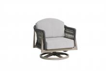Ratana FN60168LPR-FO5114 - Coconut Grove Swivel Rocker Club Chair, Antique Beige, Pearl Frame, Lithium Pear