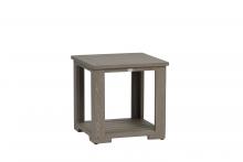 Ratana FN61205PGR - Cubo End Table, Pearl Gray, 21.75"W FN61205PGR