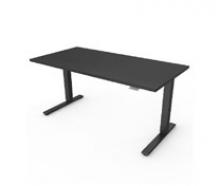 Humanscale FTF2448BL_FNBR42R - Float Sit-Stand Desk, Black Laminate, Black Base, 46  34 W FTF2448BL_F