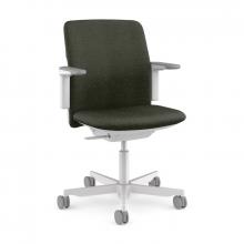 Humanscale PT16VKT41----- - Path Task Chair, Moss, Light Gray with Dark Gray Trim Frame, 34.65  34