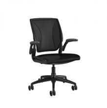 Humanscale W11BJ10J10----- - Diffrient World Task Chair, Black Back   Seat, Black Frame, 37  34  -