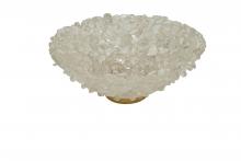 Maitland-Smith 8124-21 - Reveal Bowl, Crystal, Amber Base, 16"W 8124-21