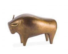 Maitland-Smith 8288-10 - Susie Bull Sculpture, Brass, 12"W 8288-10