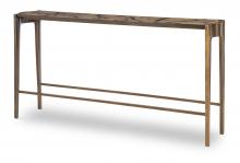 Maitland-Smith 8302-34 - Flow Console Table, Antique Brass, 65"W 8302-34