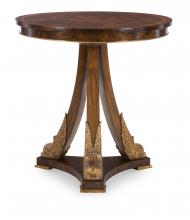 Maitland-Smith 8343-36 - Acanthus Center Table, Antique Gold Leaf, 30"W 8343-36