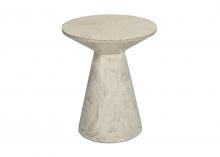 Maitland-Smith 8350-30 - Rico Accent Table, Beige, 17"W 8350-30