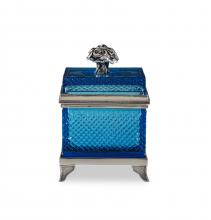 Maitland-Smith 8355-11 - Pelagic Box, Blue, Silver, 5"W 8355-11