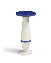 Maitland-Smith 8379-30L - Lapis Martini Table, Blue, White, 12"W 8379-30L