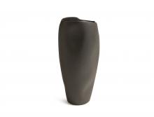 Maitland-Smith 8390-21 - Earthen Vase, Dark Gray, 15.25"H 8390-21