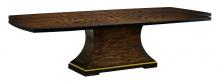 Maitland-Smith 88-0621 - Lyric Dining Table, Cherry, Satin Brass Trim, 110"W 88-0621