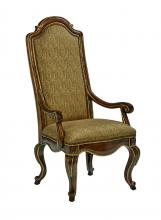 Maitland-Smith 88-0646 - Majorca Armchair, Wood, Lush Fawn Upholstery, Venetian Gold, 50"H 88-0646