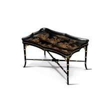 Maitland-Smith 89-0607 - Chinoiserie Cocktail Table, Black, 34"W 89-0607