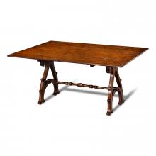 Maitland-Smith 89-0707 - Meadow Dining Table, Distressed Wood, 63"W 89-0707